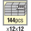 144pcs