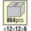 864pcs